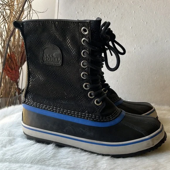 Sorel 1964 PREMIUM CVS Black Atmosphere Waterproof Winter Boots - Picture 7 of 15